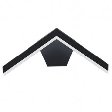 Φωτιστικό Απλίκα LED 10W 230V 800lm 4000K Λευκό Φως Ημέρας Αλουμινίου Γραφίτης GRF302 IP65 96LEDW302 